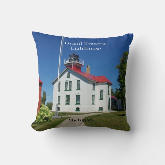 Kissen des Grand Traverse Lighthouse (Vorderseite)