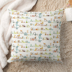 Kissen für das Kinderzimmer - Buntes Alphabet