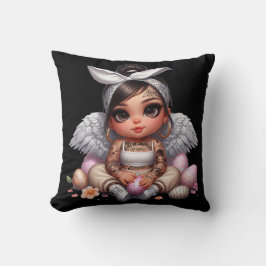 Kissen für den schwarzen Engel