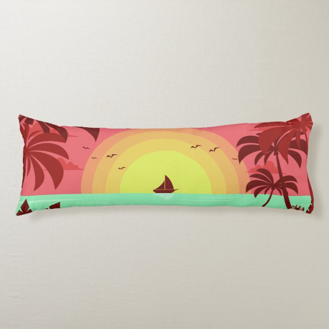 Kissen für die Beach Illustration (Vorderseite)