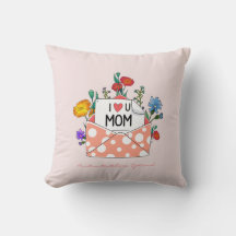 Kissen für die Mama, ich Liebe Sie Geschenkkissen 