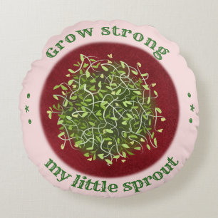 Kissen im Kinderzimmer Grow Little Green Sprout