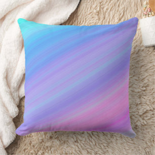 Kissen in Blau und Rosa
