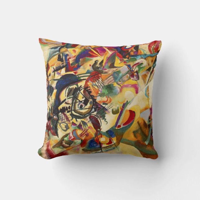 Kissen Kandinsky Zusammensetzungs-VII (Vorderseite)