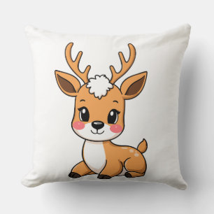 Kissen Kleiner Kawaii Hirsch