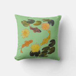 Kissen - Koi und Lilly Pads