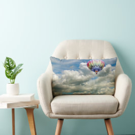 Kissen (lumbar) - Heißluftballon in Wolken