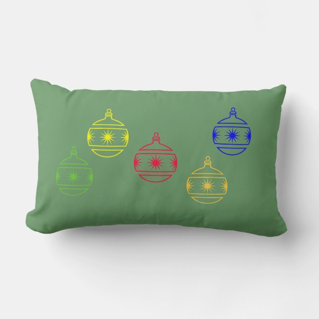 Kissen (Lumbar) - Weihnachtsschmuck (Vorderseite)
