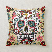 kissen mexikanischer Totenkopf