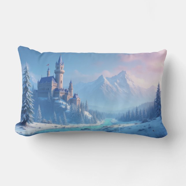 Kissen mit fantastischer Landschaft - emotionaler  (Vorderseite)
