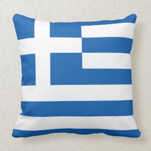 Kissen mit Flagge von Griechenland