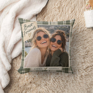 Kissen mit Foto der besten Freundinnen