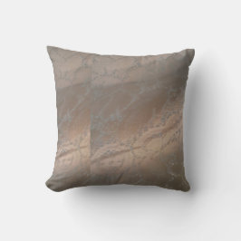 Kissen mit geschraubtem Beige-Design