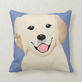 Kissen mit golden retriever