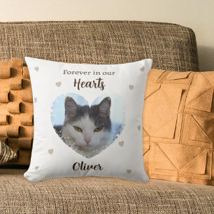 Kissen mit individuellem Katzenmotiv und 'Für imme