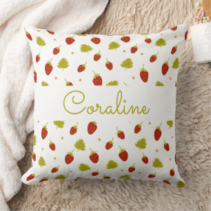 Kissen mit modernem Muster werfen.