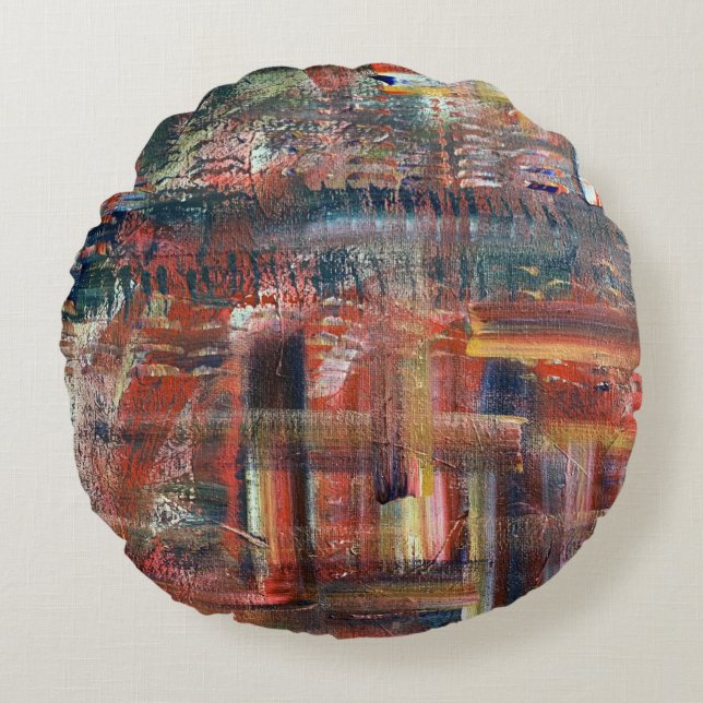 Kissen mit moderner Kunst (Vorderseite)