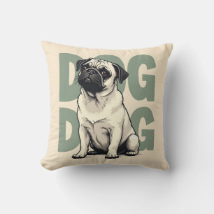 Kissen mit Mops