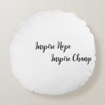 Kissen mit Text inspiriert Hoffnung inspirier Ände
