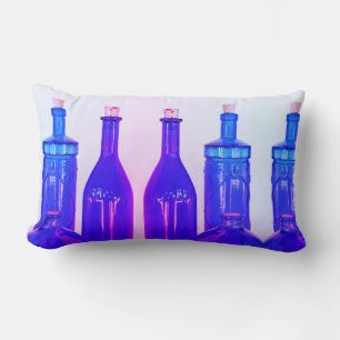 Kissen mit verschiedenen Formen blauer korkverschl