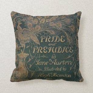Kissen mit Vintage-Buchcover