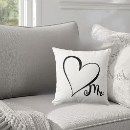 Kissen Mr. Black Heart