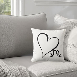 Kissen Mr. Black Heart