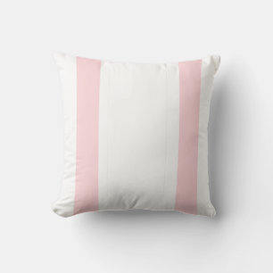 Kissen Pink und Weiß Streifen