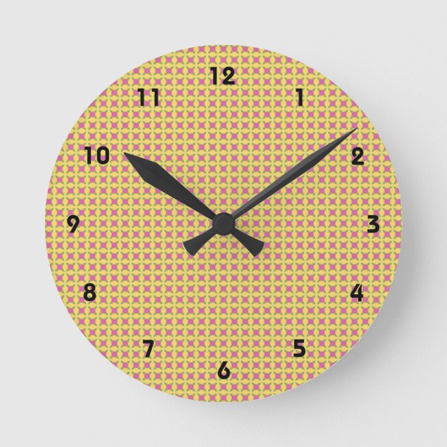 Kissen PP 17: 1 von 3 Runde Wanduhr (Vorderseite)