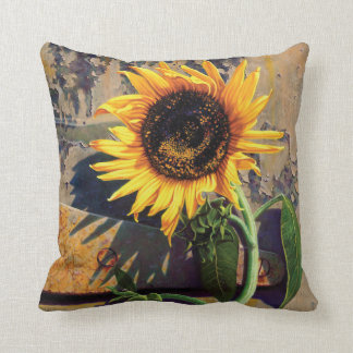 Kissen-quadratische Sonnenblume durch Camille Kissen