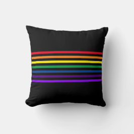 Kissen - Rainbow-farbene Bars