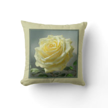 Kissen - romantische Blumen, Rose Blume, Rose