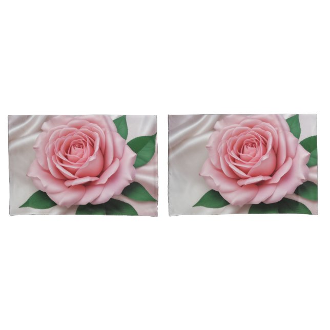 Kissen Rose und Seide Kissenbezug (Vorderseite-Set)