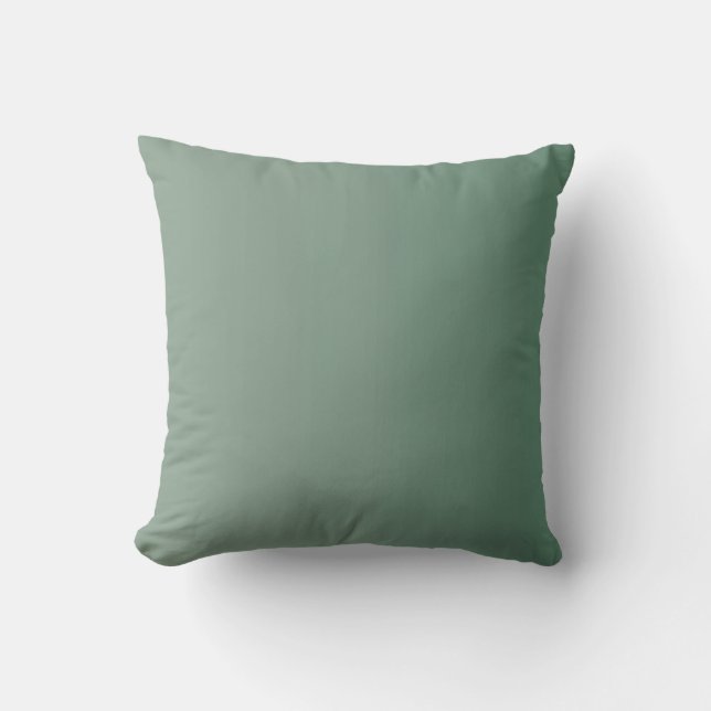 Kissen / Salbei grüne, feste Farbe (Vorderseite)