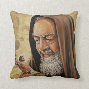 Kissen St. Padre Pio - WUNDERBARES GESCHENK!