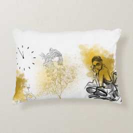 Kissen und Poufs, Gold