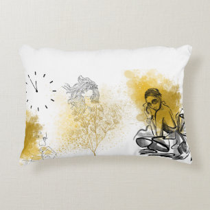 Kissen und Poufs, Gold