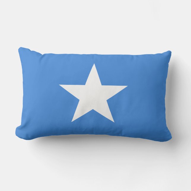Kissen unter der Flagge Somalias (Vorderseite)
