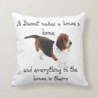 Kissen w/Saying "ein Dachshund macht ein Haus ein