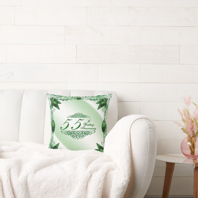 Kissen zum 55. Hochzeitstag (Liege)