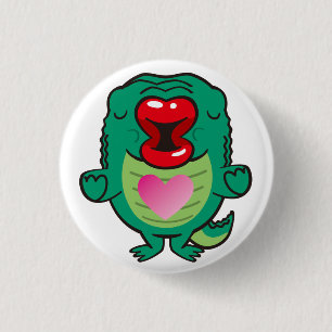Kissenalligator Button