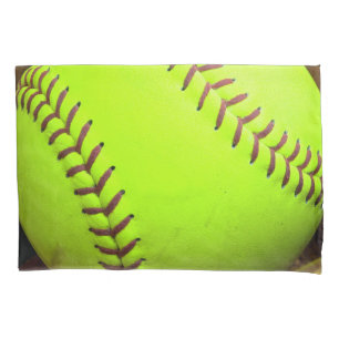 Kissenbezug der Softball-gelber schneller