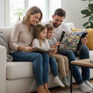 Kissenbezug mit benutzerdefinierten Familienerinne Kissen