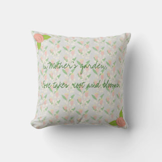Kissenhülle mit Blumenmotiv für Mutters Garten Kissen