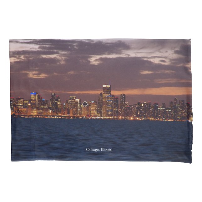 Kissenkoffer Chicago Skyline Kissenbezug (Vorderseite)