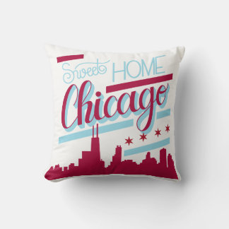 Kissenkoffer mit süßer Zuhause-Chicago, Kissendeko Kissen