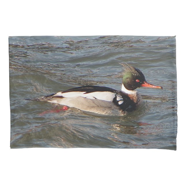 Kissenkoffer Red Breasted Merganser Kissenbezug (Vorderseite)