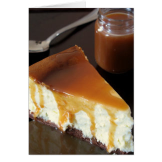 Kissenkuchen und gesalzene Butter Karamellsauce