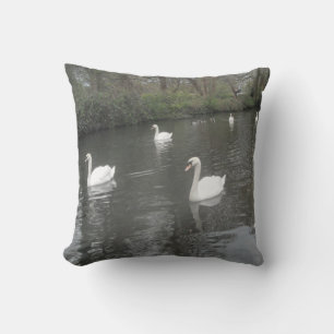 Kissenschwäne Schwimmen Kissen