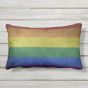 Kissenstolzflaggenregenbogen-Dekorkissen im Freien Kissen Für Draußen